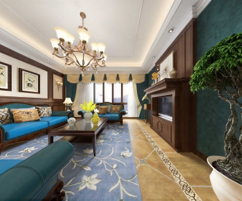 American Style A Living Room-ID:181581973