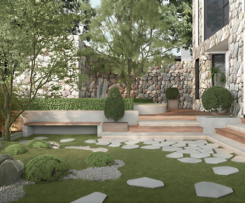 Modern Courtyard/landscape-ID:493058921