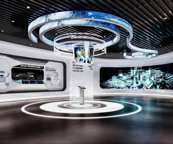 Modern Exhibition Hall-ID:259844065