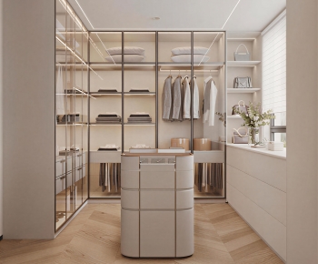 Modern Clothes Storage Area-ID:946463114