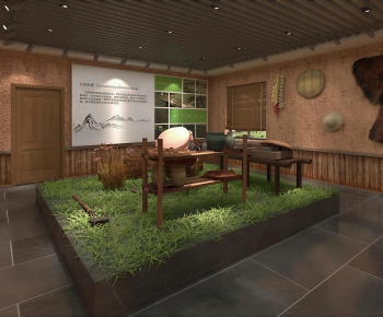 New Chinese Style Exhibition Hall-ID:974401001