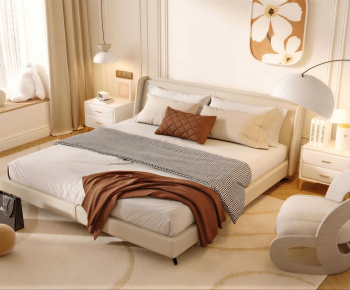 Modern Double Bed-ID:179465065