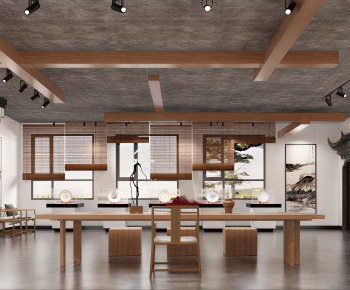 New Chinese Style Exhibition Hall-ID:764735945