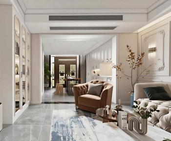 American Style A Living Room-ID:416287902