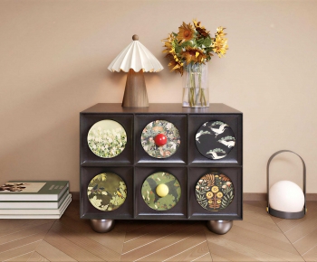 French Style Bedside Cupboard-ID:987684971