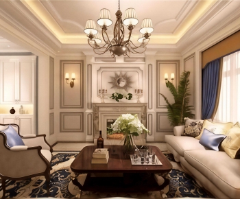 American Style A Living Room-ID:646992921