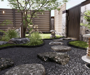 Japanese Style Courtyard/landscape-ID:759944922
