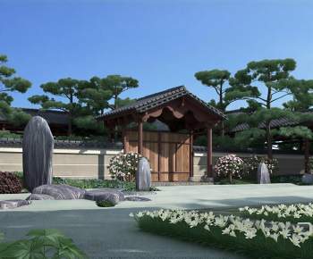Japanese Style Courtyard/landscape-ID:133738992