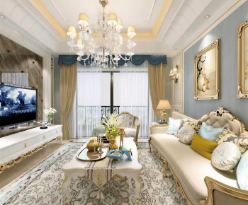 European Style A Living Room-ID:315668114