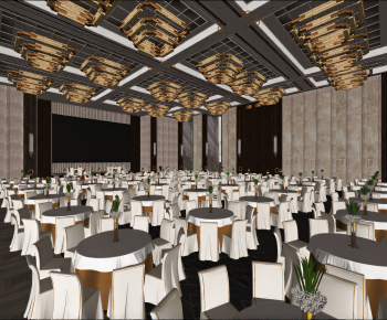 Modern Banquet Hall-ID:974395996