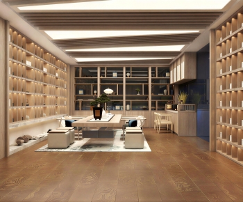 New Chinese Style Teahouse Tea House-ID:267162088