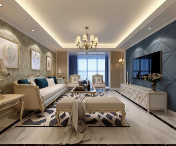American Style A Living Room-ID:122940525