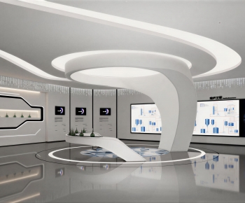 Modern Exhibition Hall-ID:254232884