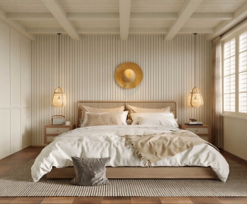 Wabi-sabi Style Bedroom-ID:139796977