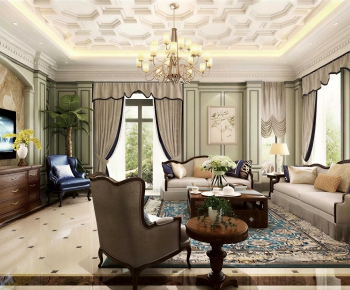 American Style A Living Room-ID:286901043