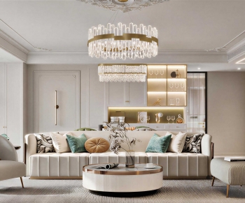 French Style A Living Room-ID:154078966