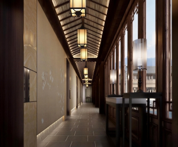 New Chinese Style Corridor-ID:395910735