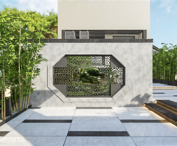 New Chinese Style Courtyard/landscape-ID:933690075