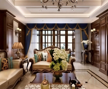 American Style A Living Room-ID:586171238