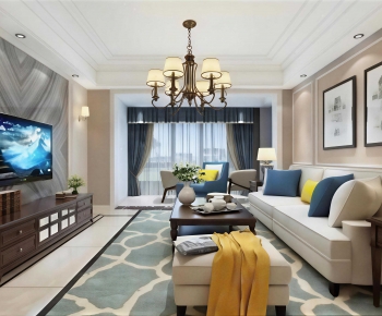American Style A Living Room-ID:590835096