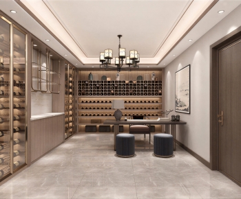 New Chinese Style Wine Cellar/Wine Tasting Room-ID:100760595