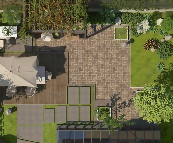Modern Courtyard/landscape-ID:944833041
