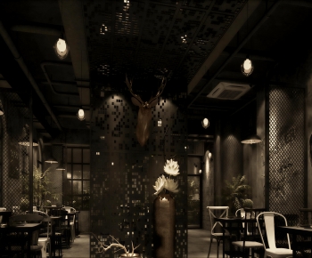 Industrial Style Restaurant-ID:762144096
