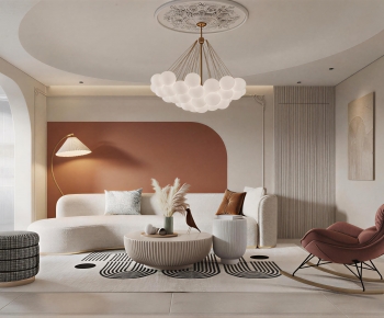Modern A Living Room-ID:177860342