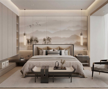 New Chinese Style Bedroom-ID:269351964