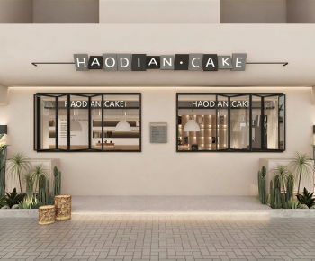 Modern Facade Element-ID:968421948