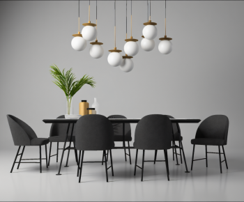Modern Dining Table And Chairs-ID:496459963