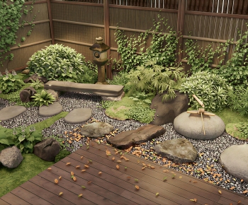 Japanese Style Courtyard/landscape-ID:554925926