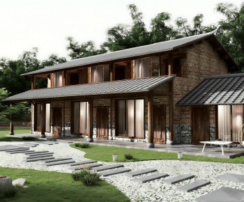 New Chinese Style Courtyard/landscape-ID:861314061