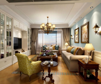 American Style A Living Room-ID:794083127