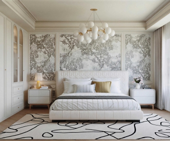 French Style Bedroom-ID:245146992