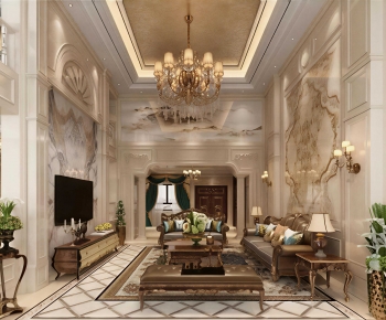 European Style A Living Room-ID:335140948