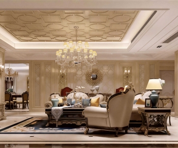 European Style A Living Room-ID:690152883