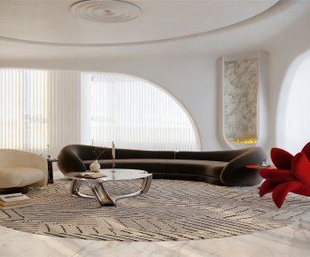 Modern A Living Room-ID:712659495
