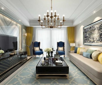 American Style A Living Room-ID:627326018