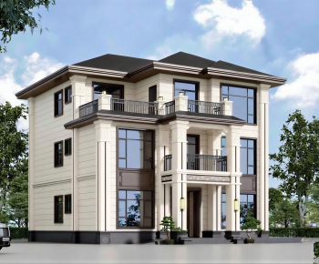 New Chinese Style Detached Villa-ID:458759077