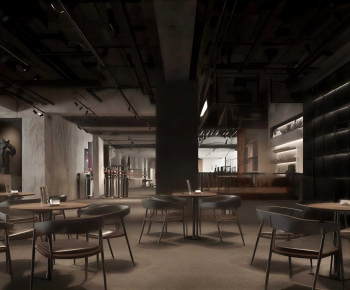 Industrial Style Dining Room-ID:563370945