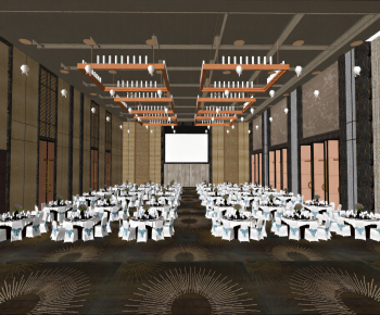 Modern Banquet Hall-ID:354918969