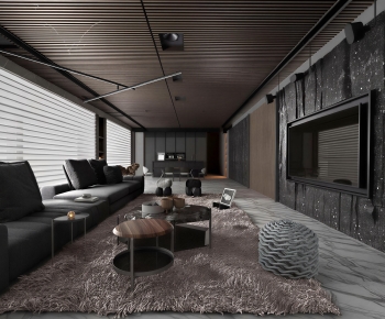 Modern A Living Room-ID:558976899