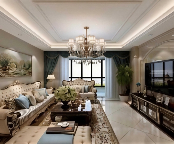 European Style A Living Room-ID:234631066