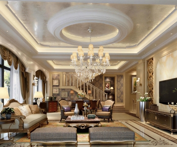 European Style A Living Room-ID:144891989