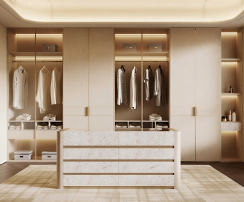 Modern Clothes Storage Area-ID:982364897