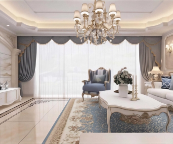 European Style A Living Room-ID:643665081