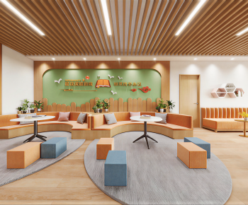 Modern Children's Reading Room-ID:998725898