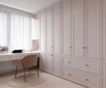 French Style Clothes Storage Area-ID:993878896