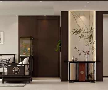New Chinese Style A Living Room-ID:110258105